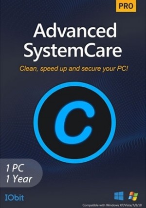 iObit Advanced SystemCare 17 Pro - 1 PC (1 Year)